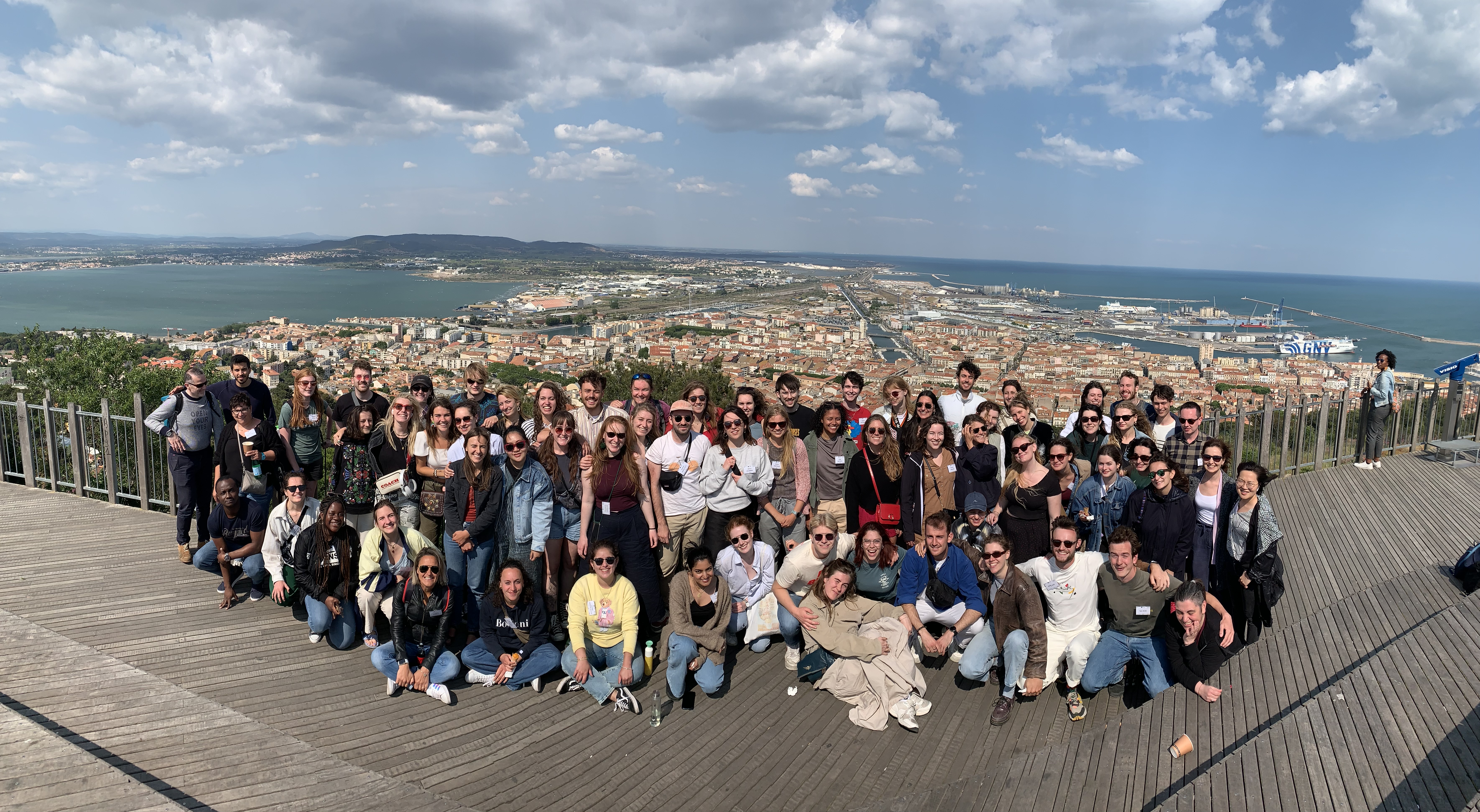 Group photo made during the MoXMo Study trip in Montpellier