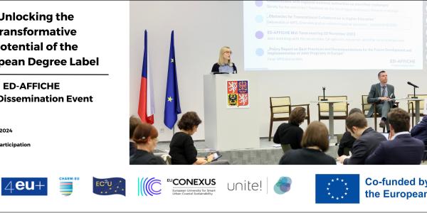Unlocking the transformative potential of the European Degree Label: ED-AFFICHE Final Dissemination Event, 5 March 2024, Online participation