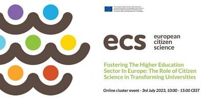 ECS European Citizen Science image + Fostering The Higher Education Sector In Europe: The Role of Citizen Science in Transforming Universities